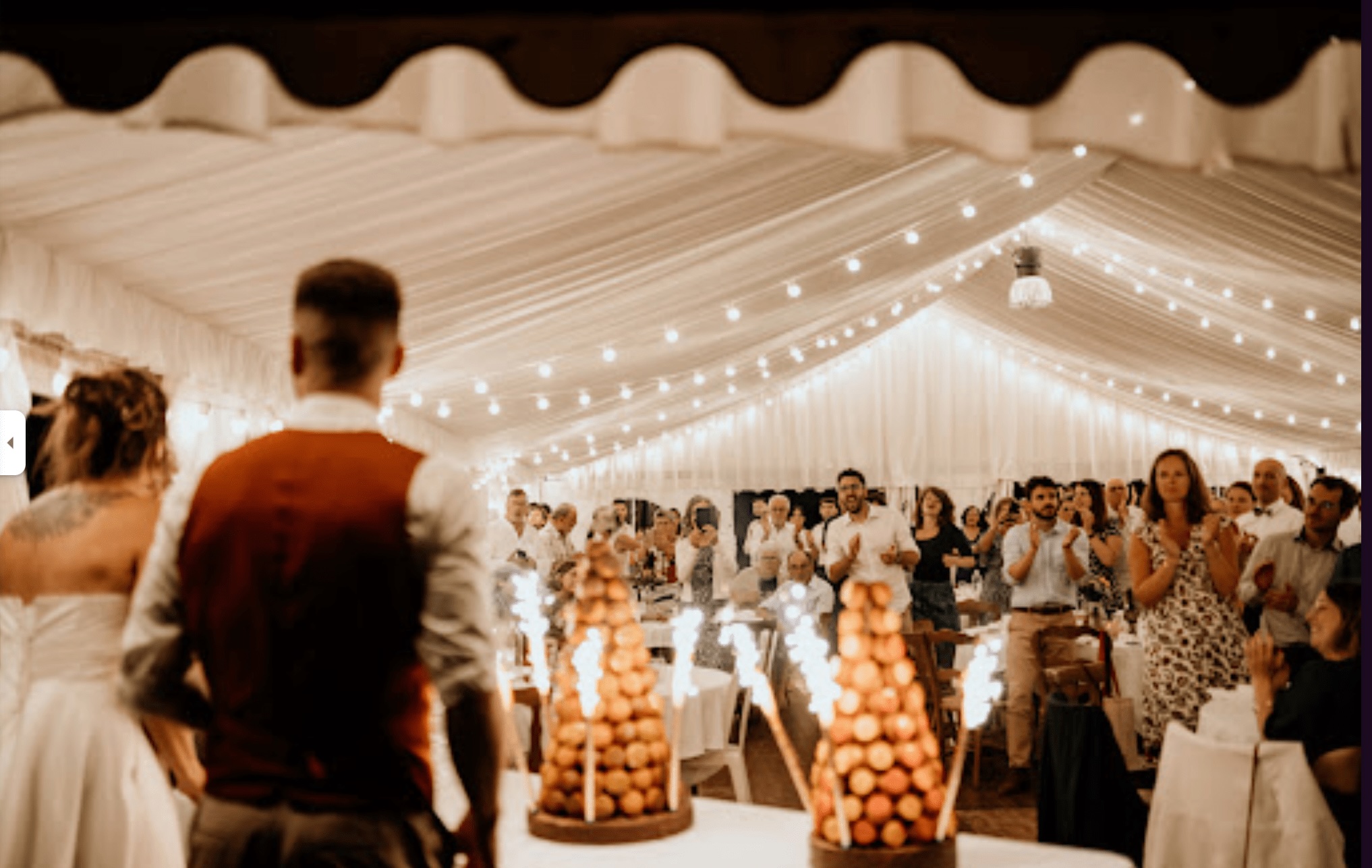 Guirlandes guinguettes mariage